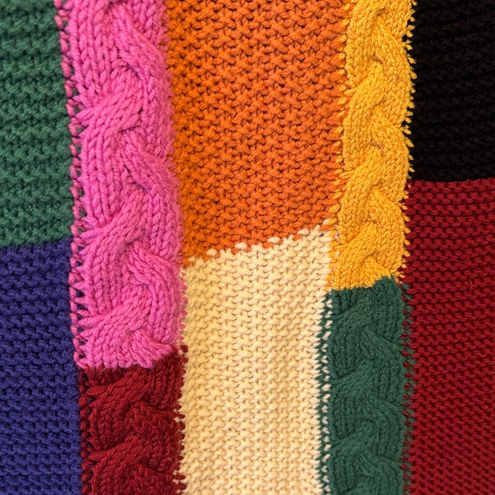 RHODE Reilly Colorblock Cable Midi Skirt - Picture 5 of 9